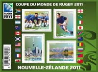 (2011) MiNr. 5160-5163 ** - Frankreich - BLOCK 154 - Briefmarken: Rugby