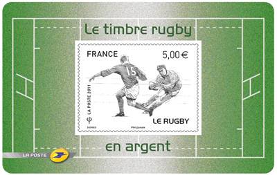 (2011) MiNr. 5164 ** - Frankreich - Metallstempel - Rugby
