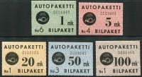 (1949) Nr. 1 - 5  ** / * - Finnland - Autopost