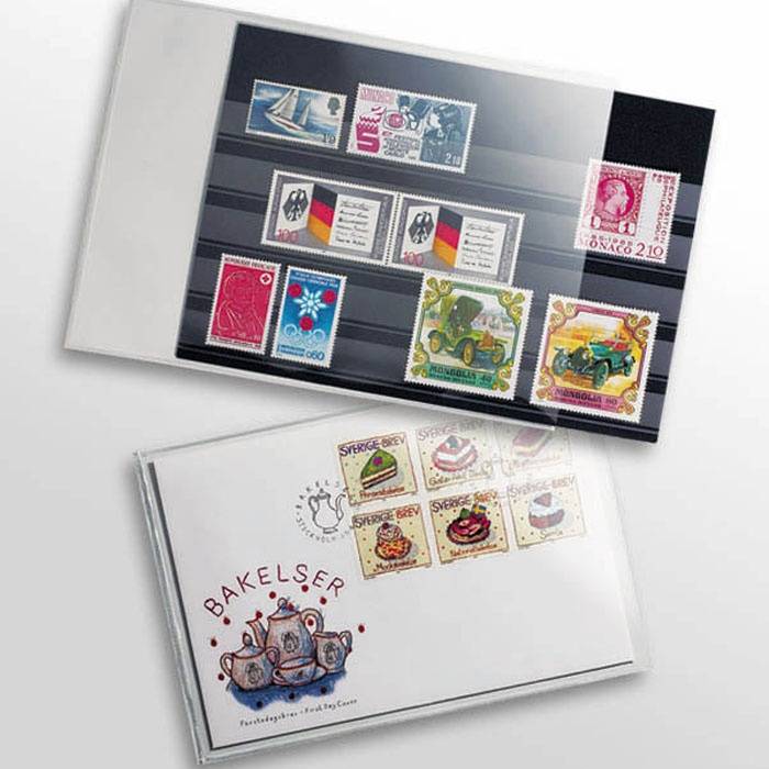 HP30 -Schutzhüllen für Briefe und Ansichtskarten für Briefe DIN C6 bis 170x120 mm, klar