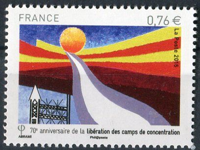 (2015) MiNr. 6121 ** - Francie -  70. výročí osvobození koncentračních táborů