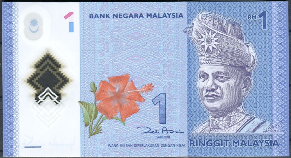 Malajsie - (P 51) - 1 Ringgit (2012) polymer - UNC