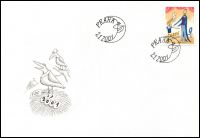 (2001) FDC 280 - Erste Briefmarke des dritten Jahrtausends