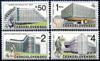 (1988) č. 2853 - 2856 ** - ČSSR - Praha součastnosti - Praga 1988