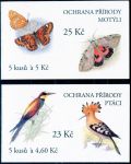 (1999) ZS 73 - 74 - Česká pošta - Ochrana přírody - Ptáci a motýli