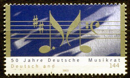(2003) MiNr. 2346 ** - Německo - 50 let Německá hudební rada