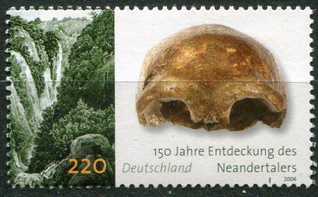 (2006) MiNr. 2553 ** - Německo - Archeologie v Německu (III): 150. výročí objevení neandrtálců