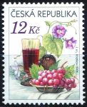 (2006) MiNr. 462 ** - Tschechische Republik - Stillleben mit Wein