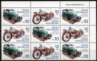 (2013) MiNr. 768 - 769 ** - 9-er (1) - Tschechische Republik - Historische Verkehrsmittel