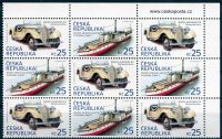 (2014) Nr. 810 - 811 **, 9-bl - Tschechische Republik - Historische Verkehrsmittel