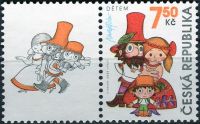 (2006) MiNr. 474 ** - Tschechischen Republik - Briefmarken für Kinder - Rumcajs