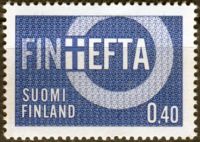 (1967) MiNr. 619 ** - Finsko - Finland associate member of EFTA (FINE FTA)