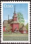 (1970) MiNr. 671 ** - Finsko - Dřevěný kostel v Keuruu, dokončen v roce 1758