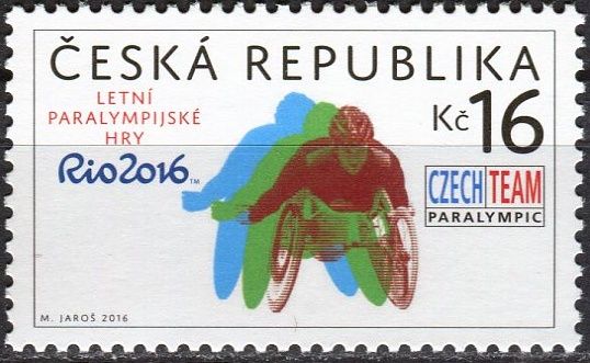 (2016) č. 892 ** - Česká republika - Letní paralympijské hry