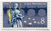 (1993) MiNr. 4 ** - Tschechische Republik - Heiliger Johannes von Nepomuk