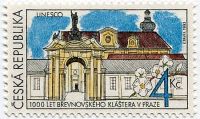 (1993) MiNr. 7 ** - Tschechische Republik - 1000 Jahre des Klosters Břevnov in Prag - UNESCO