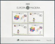 (1989) MiNr. 125 I - 126 ** - Portugal Madeira - BLOCK 10 - Junge lässt Drachen steigen 