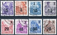 (1954) MiNr. 435 - 442 - O - DDR - První pětiletka - přetisk