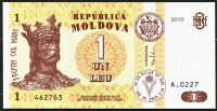 Moldavsko - (P 8) 1 Leu (2010) - UNC