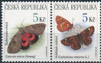 (1999) Nr. 211-212 ** sp (1) - CZ - Naturschutz Vögel, Schmetterlinge