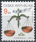 (1999) Nr. 218 ** - Tschechische Republik - Tierkreiszeichen Waage