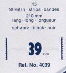 Hawid schwarz, Klebebänder 210 x 39 mm, 15 Stück - Schaufix - Einlegen