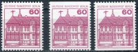 (1979) MiNr. 611 A; C; D; ** - Berlin - West - Postwertzeichen: Schlösser (III)