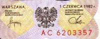Polen - (P 149b) 20 Zlotych 1982 - UNC