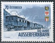 (2013) MiNr. 3086 ** - Österreich - 100 Jahre Außerfernbahn