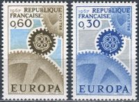(1967) MiNr. 1578 - 1579 ** - Frankreich - Europa