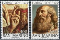 (1975) MiNr. 1088 - 1089 ** - San Marino - Europa: Obrazy