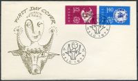 (1976) FDC - MiNr. 724 - 725 - Norwegen - Europa: Kunst und Handwerk | Europa: Kunst und Handwerk - grünes Bild, Europa: Kunst und Handwerk - Zeichnen