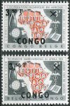 (1960) MiNr. 41 - 42 ** - Kongo - Belgien - Kommission für technische Zusammenarbeit in Afrika südlich der Sahara