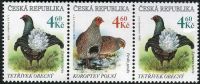 (1998) MiNr. 178-179 ** - 3-er - Tschechische Rep. - Feld Vögel