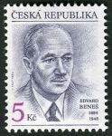 (1994) MiNr. 38 ** - Tschechische Republik - 110. Jahrestag der Geburt von Präsident Dr. E. Beneš