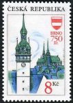 (1993) MiNr. 9 ** - Tschechische Rep. - Schöne Heimat: 750 Jahre Stadt Brünn.