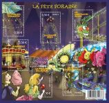 (2009) MiNr. 4712 - 4717 ** BL 108 - Frankreich - Lunapark