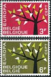(1962) MiNr. 1282 - 1283 ** - Belgie - EUROPA