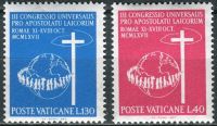 (1967) MiNo. 531 - 532 ** - Vatikan - 3. Weltkongress des Apostolats der Laien