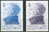 (2016) MiNr. 731 - 732 ** - Grónsko - Královna Margrethe II