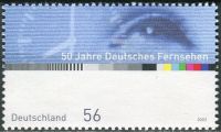 (2002) MiNr. 2288 ** - Německo - 50 let německé televize