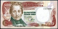 Kolumbien (P 431A) - 500 Pesos Oro (2.3.1992) - UNC