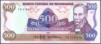 Nicaragua (P 155) - 500 Cordobas (1985) - UNC