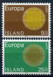 (1970) MiNr. 442 - 443  ** - Island - EUROPA - C.E.P.T. 1970