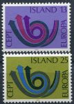 (1973) MiNr. 471 - 472 ** - Island - EUROPA - C.E.P.T. 1973