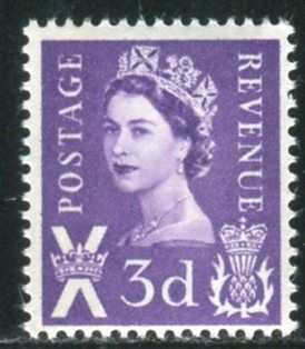 (1963) MiNr. 1 ** - Skotsko - Královna Alžběta II