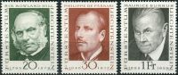 (1968) MiNr. 503 - 505 ** - Liechtenstein - Pioniere der Philatelie (I)