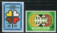 (1971) MiNr. 19 - 20 ** - OSN Ženeva - Mezinárodní rok proti rasové diskriminaci