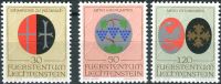 (1971) MiNr. 548 - 550 ** - Liechtenstein - Wappen geistlicher Patronatsherren (III)
