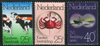 (1974) MiNr. 1032 - 1034 ** - Niederlande - Jahrestage